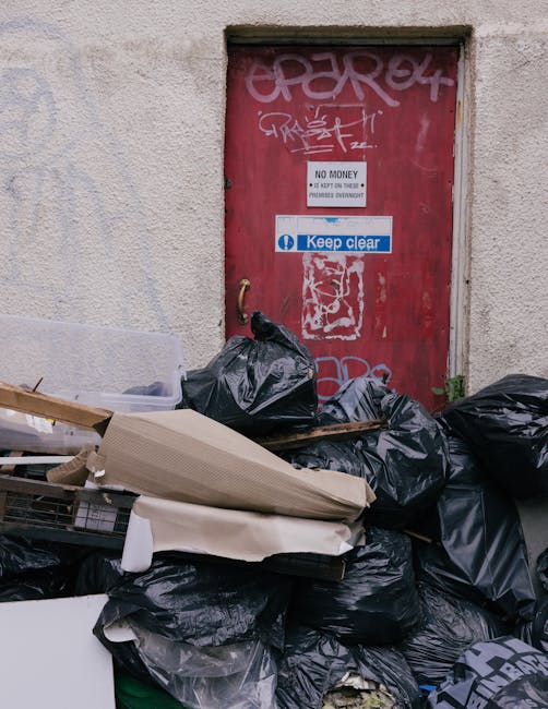 St Helier estate tight access rubbish removal tips